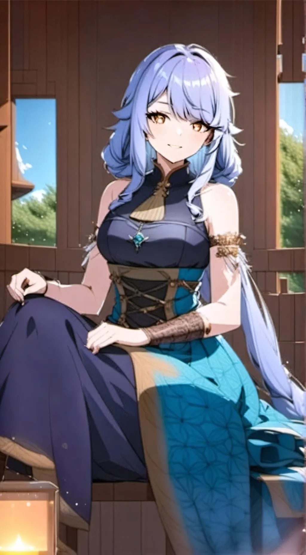 ai character: É que arara background