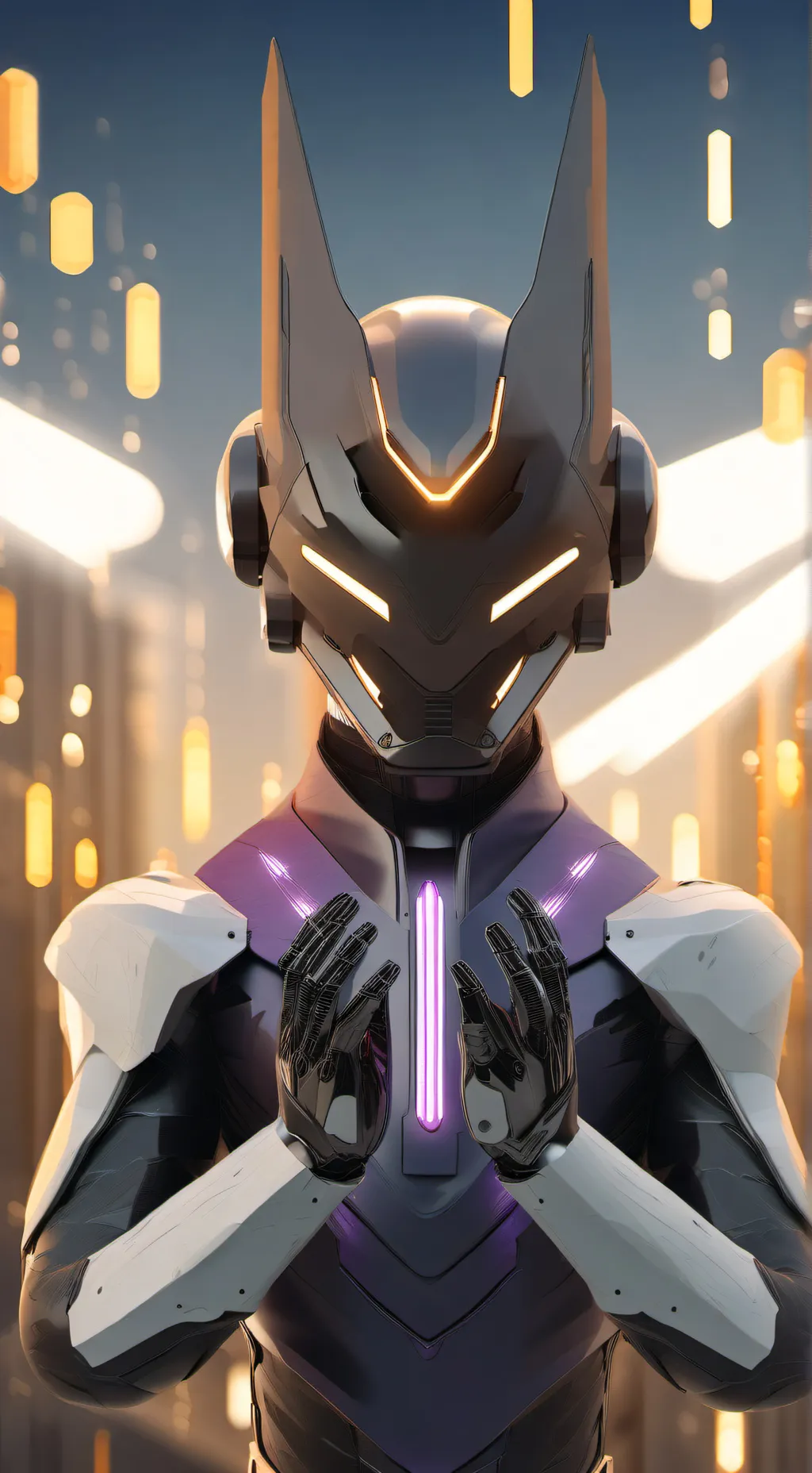 ai character: Uzi background