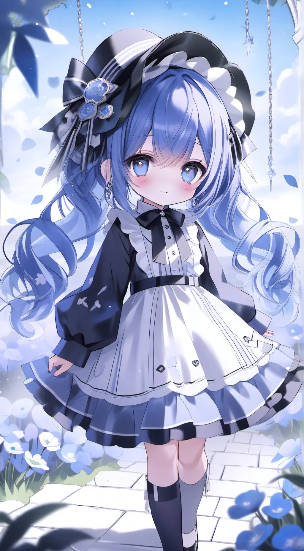 ai character: Poppy Playtime background