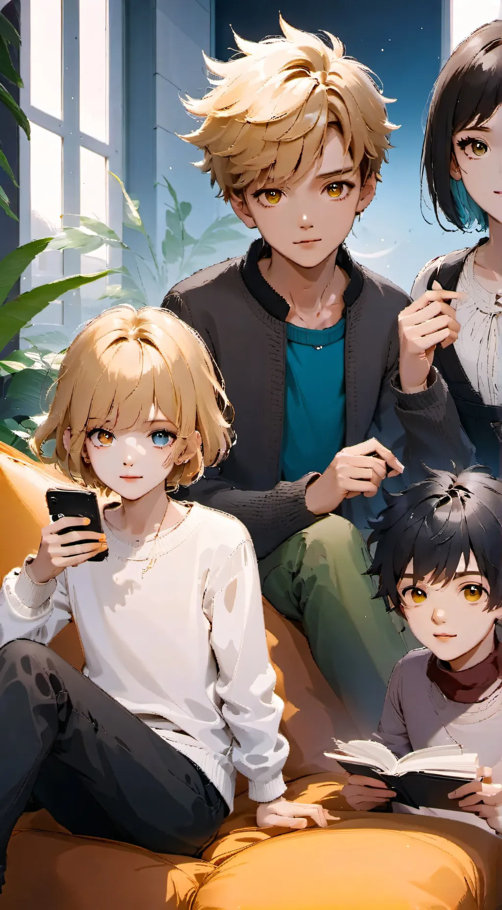 ai character: ♥︎The Sleepover★ background