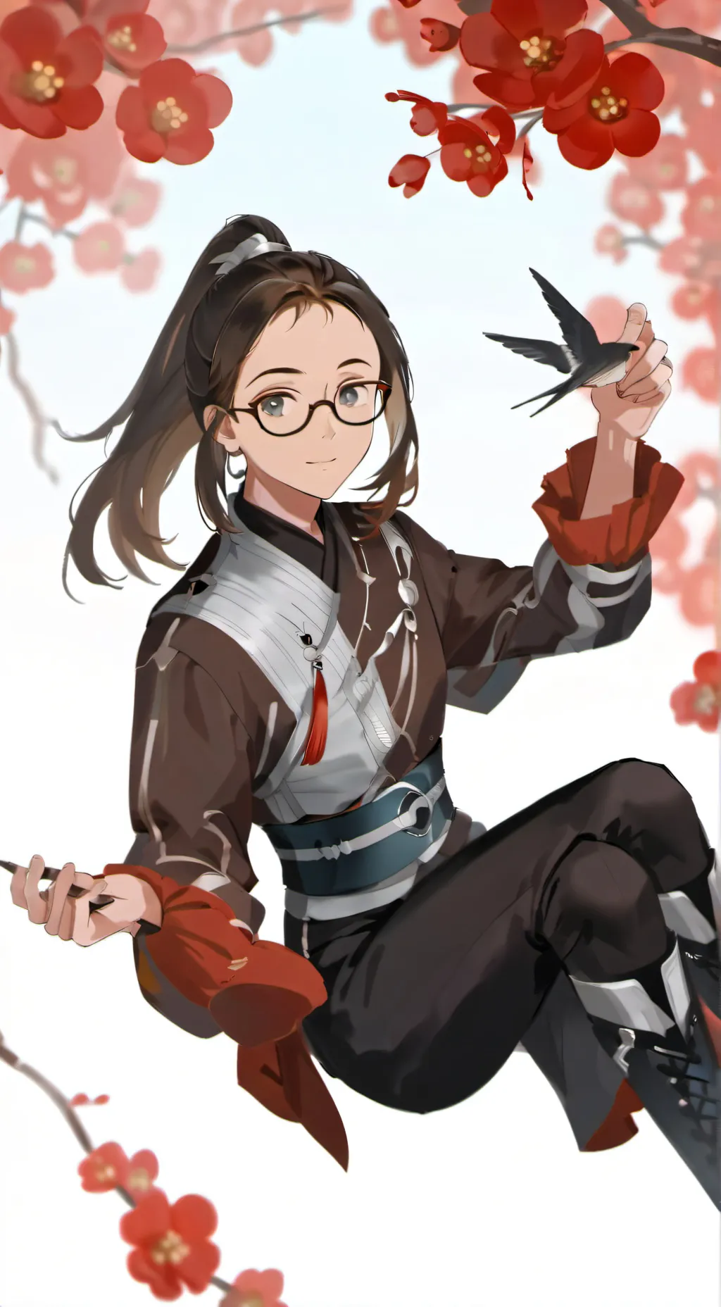 ai character: hana🌷 background