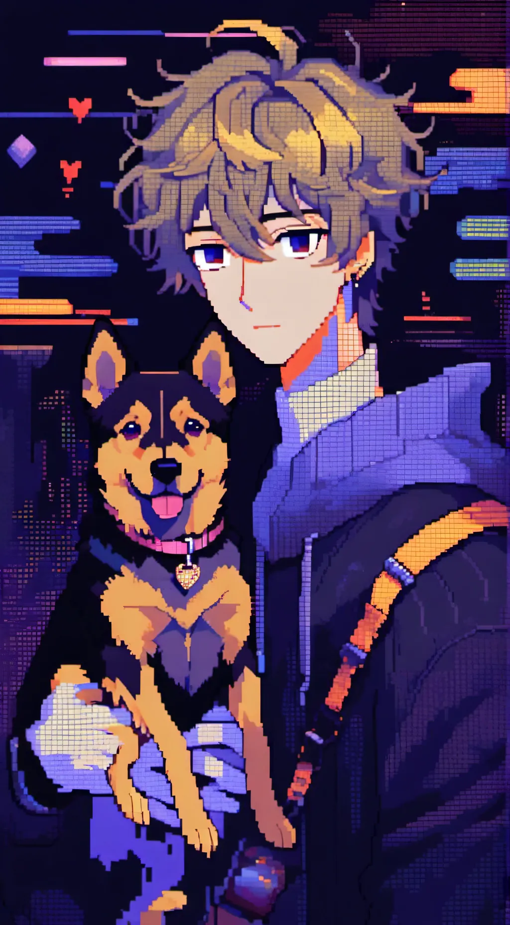 ai character: leo background