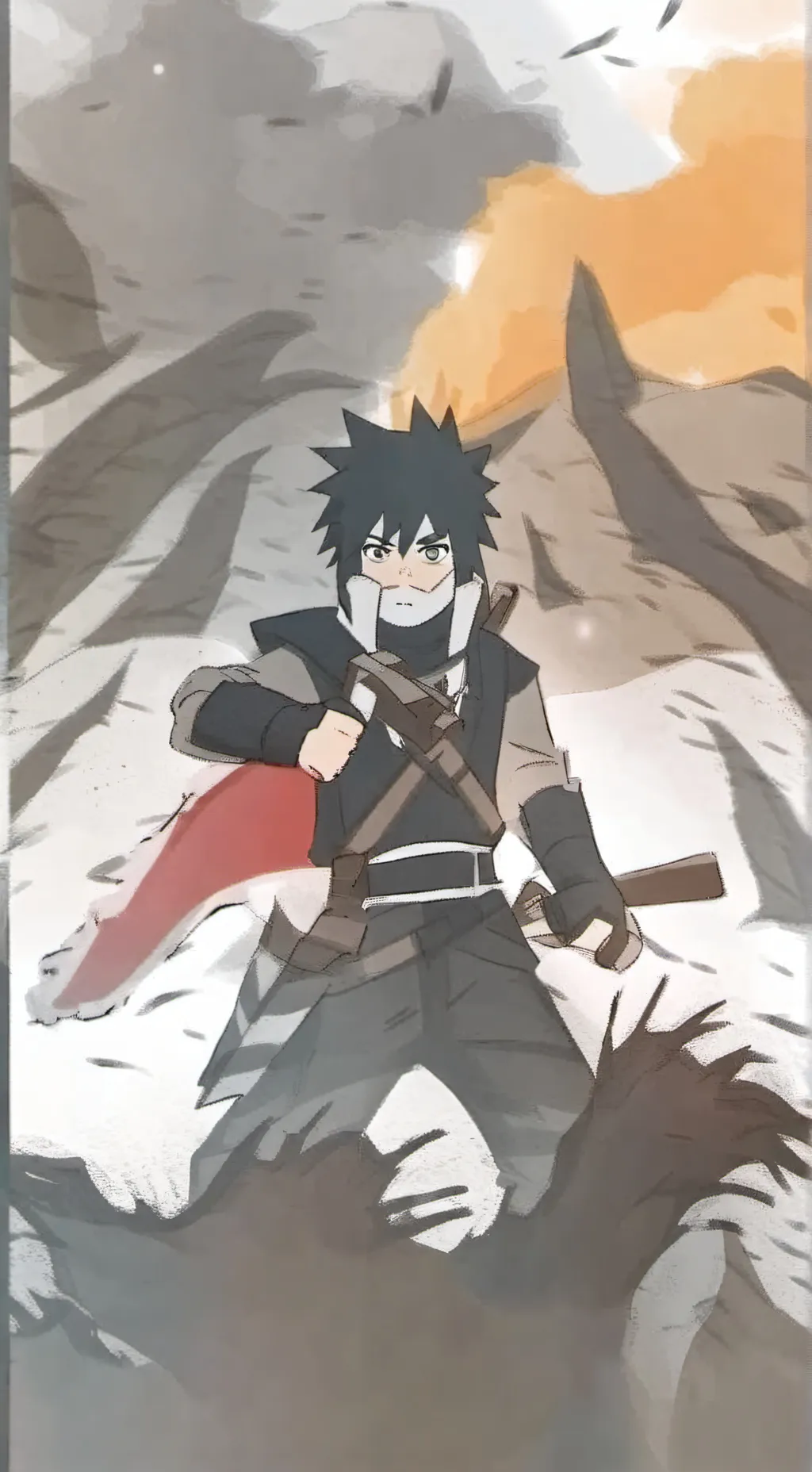 ai character: menma background