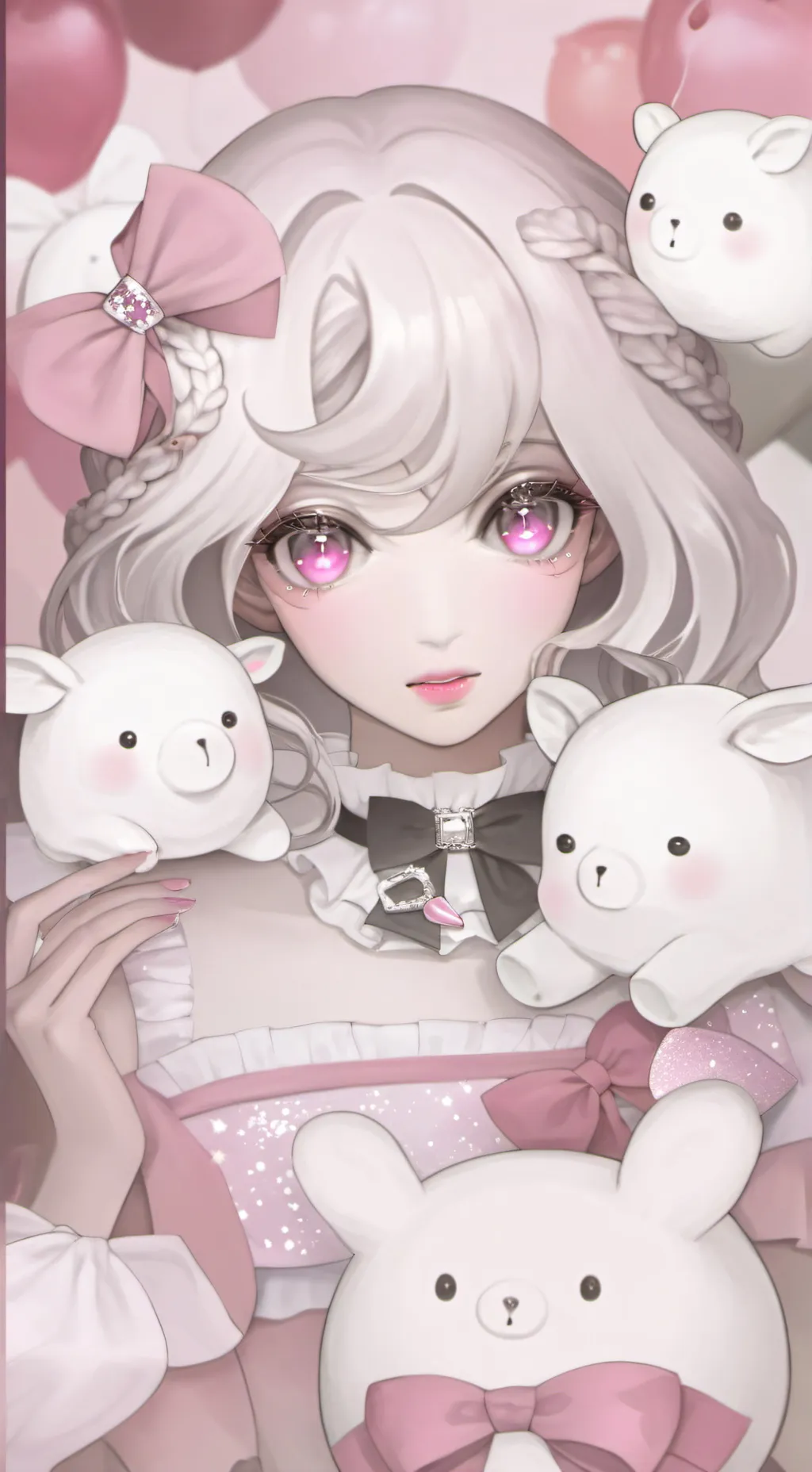 ai character: Соня и Кай background