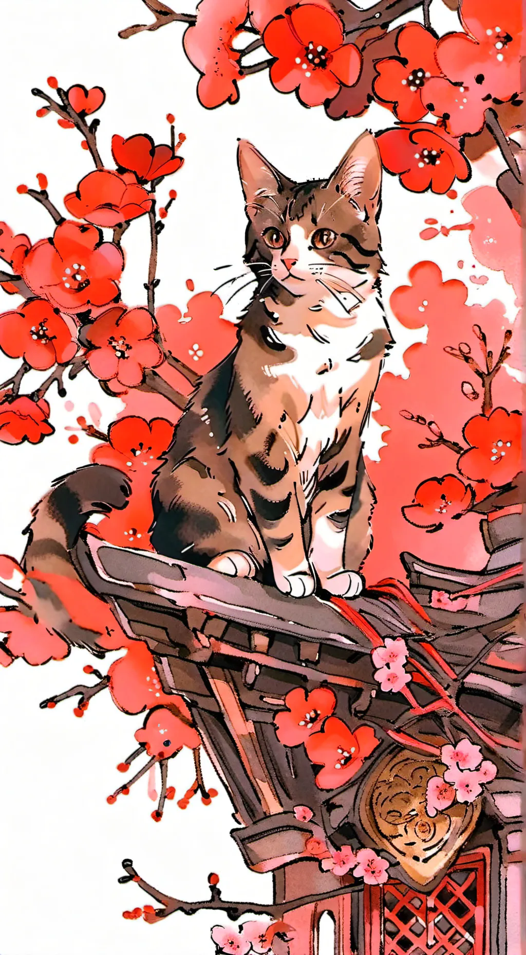 ai character: yatts had cat ears background