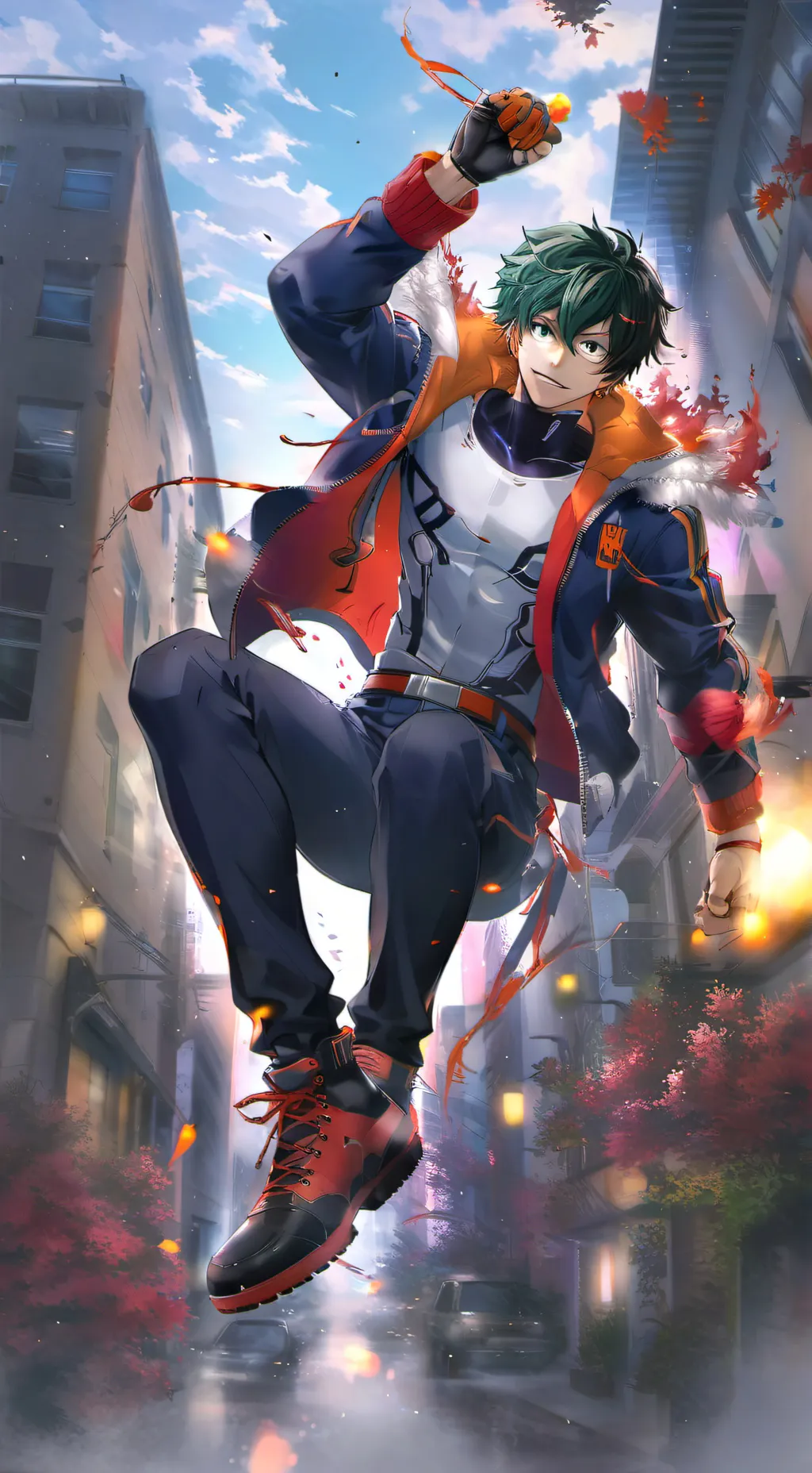 ai character: mha background