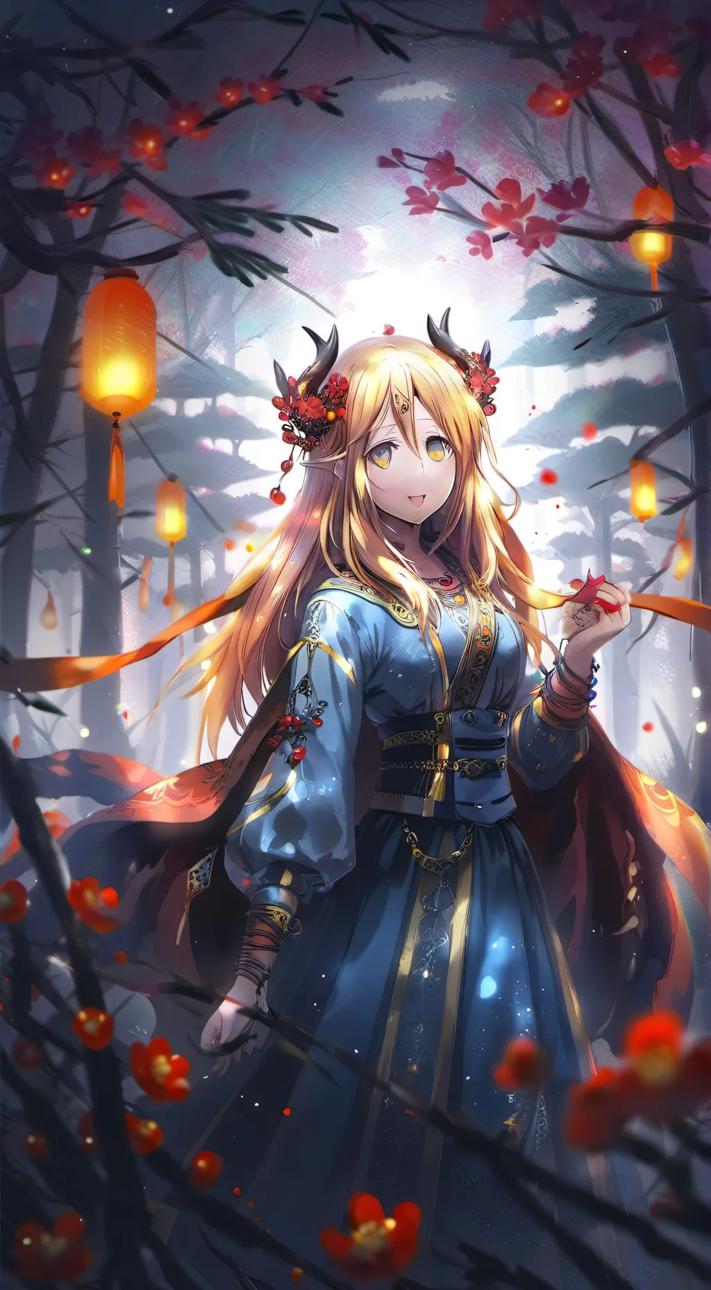 ai character: tanjiro background