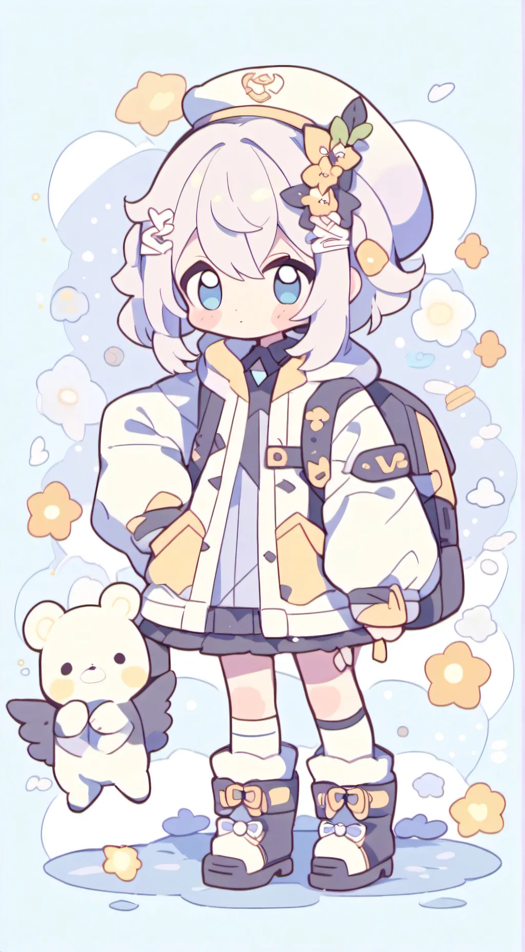 ai character: Mm2 School! background