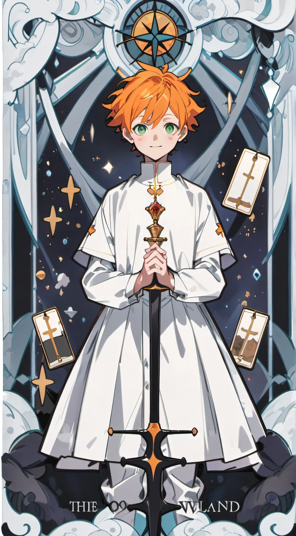 ai character: The promised never background