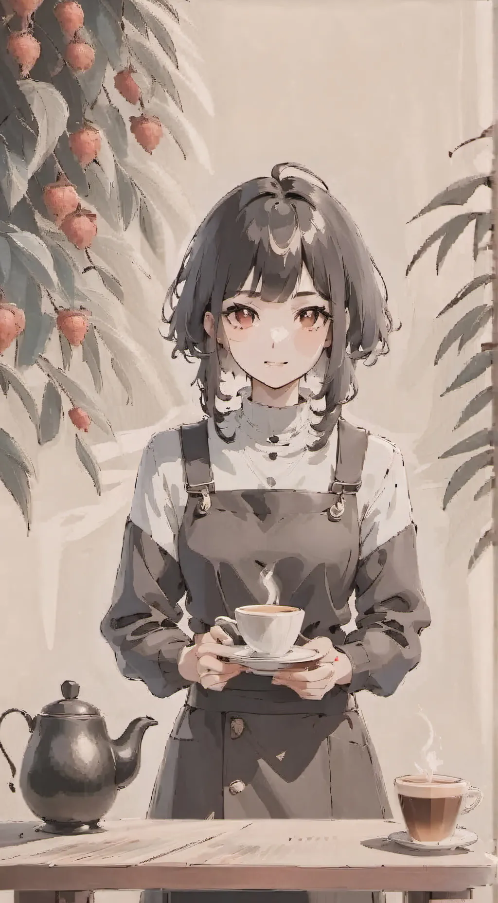 ai character: Maily background