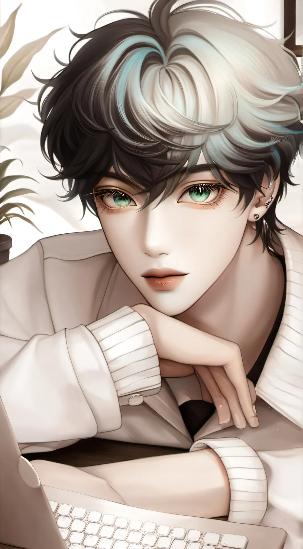 ai character: ♡~Xavier~☆ background