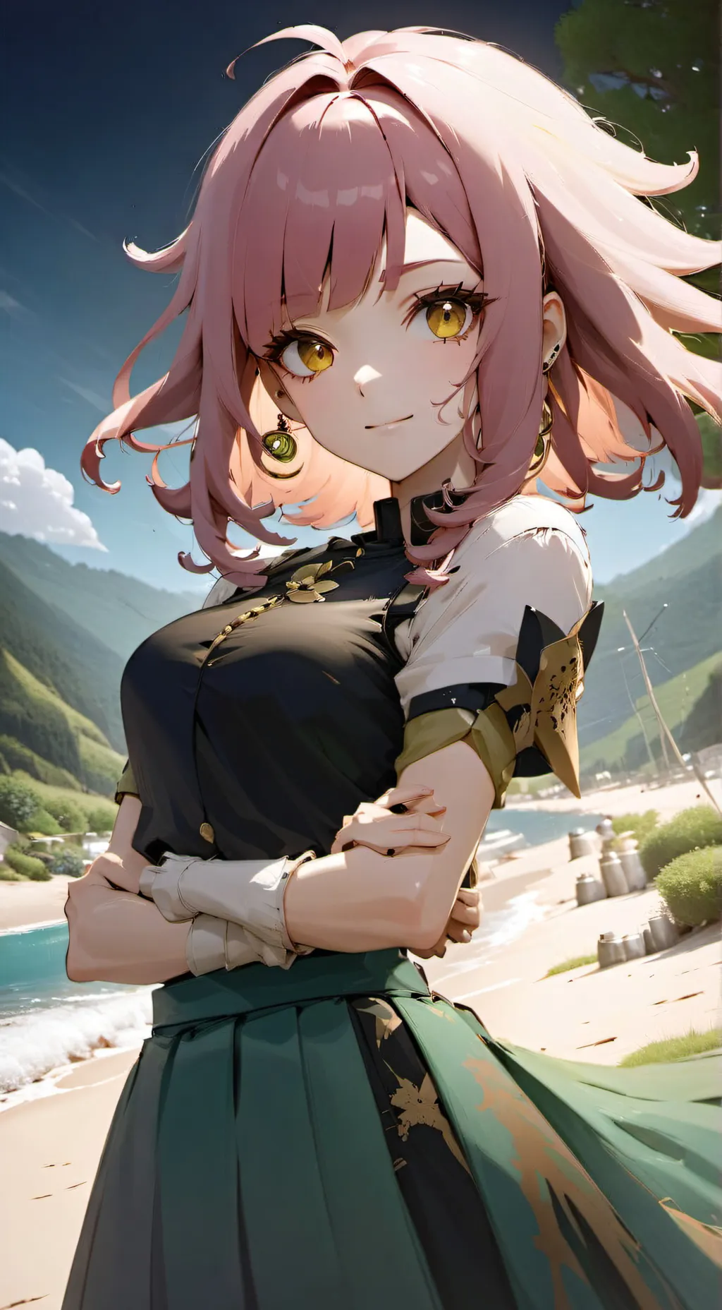 ai character: MHA sleepover background