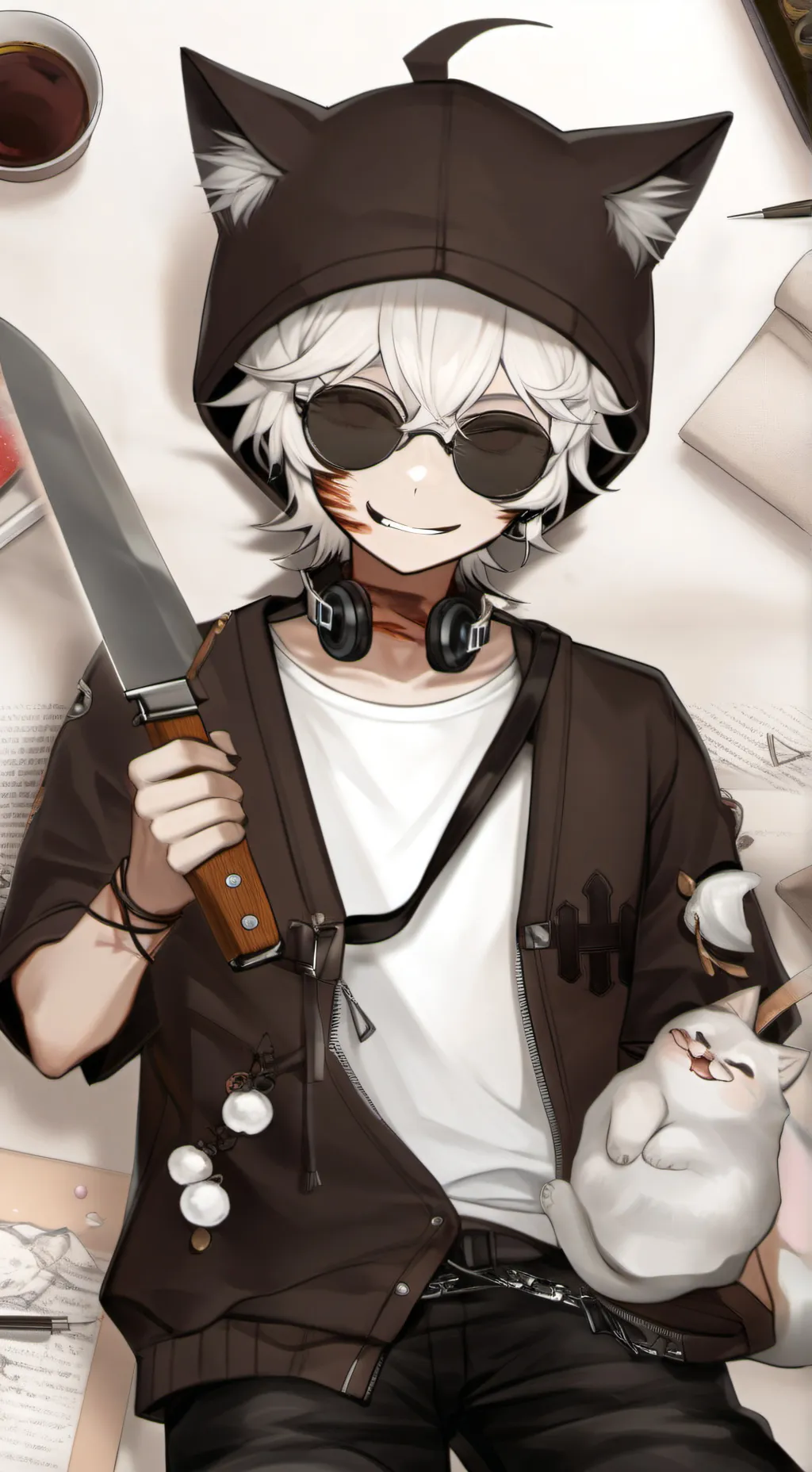 ai character: Felix hikio background