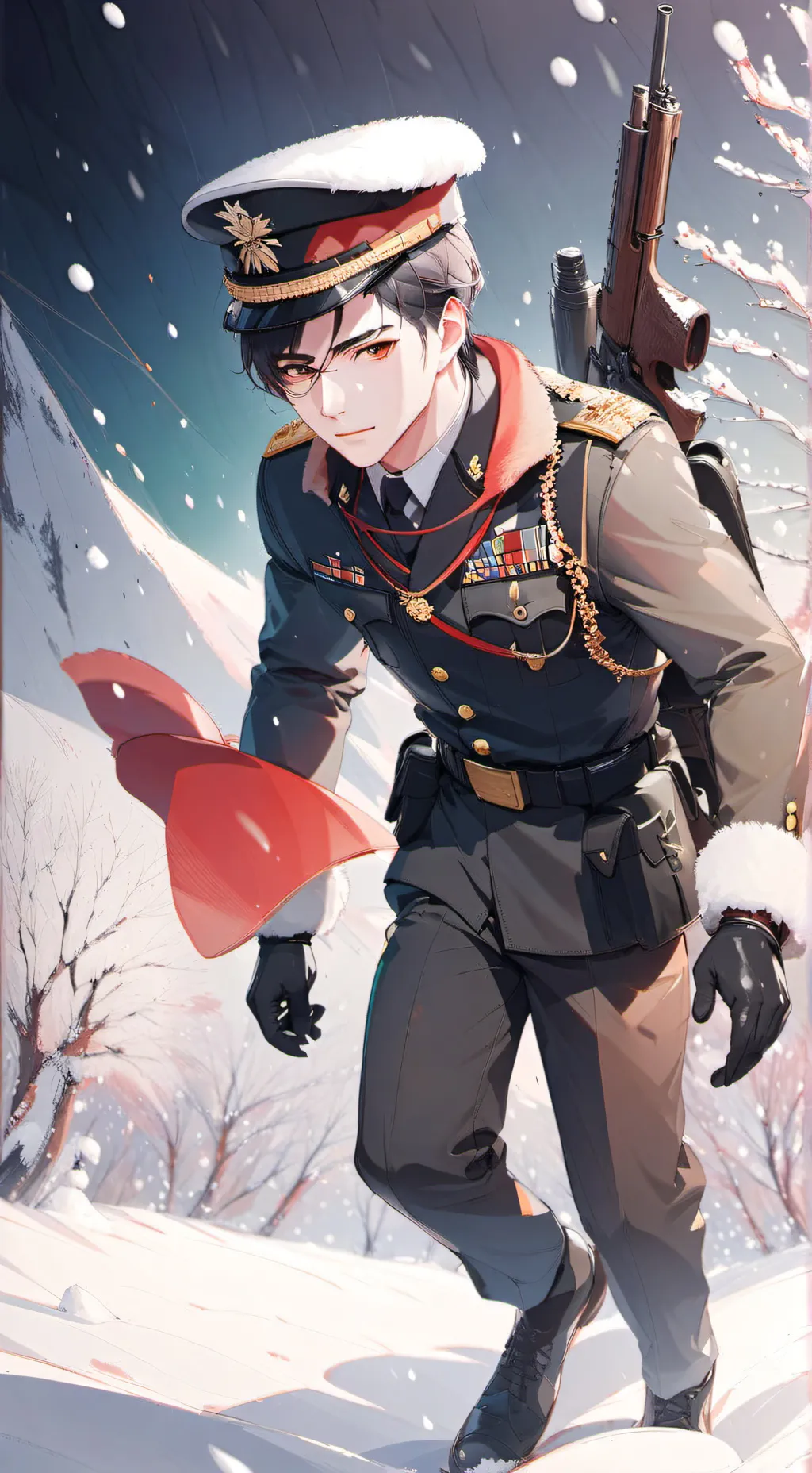 ai character: Guerre froide background