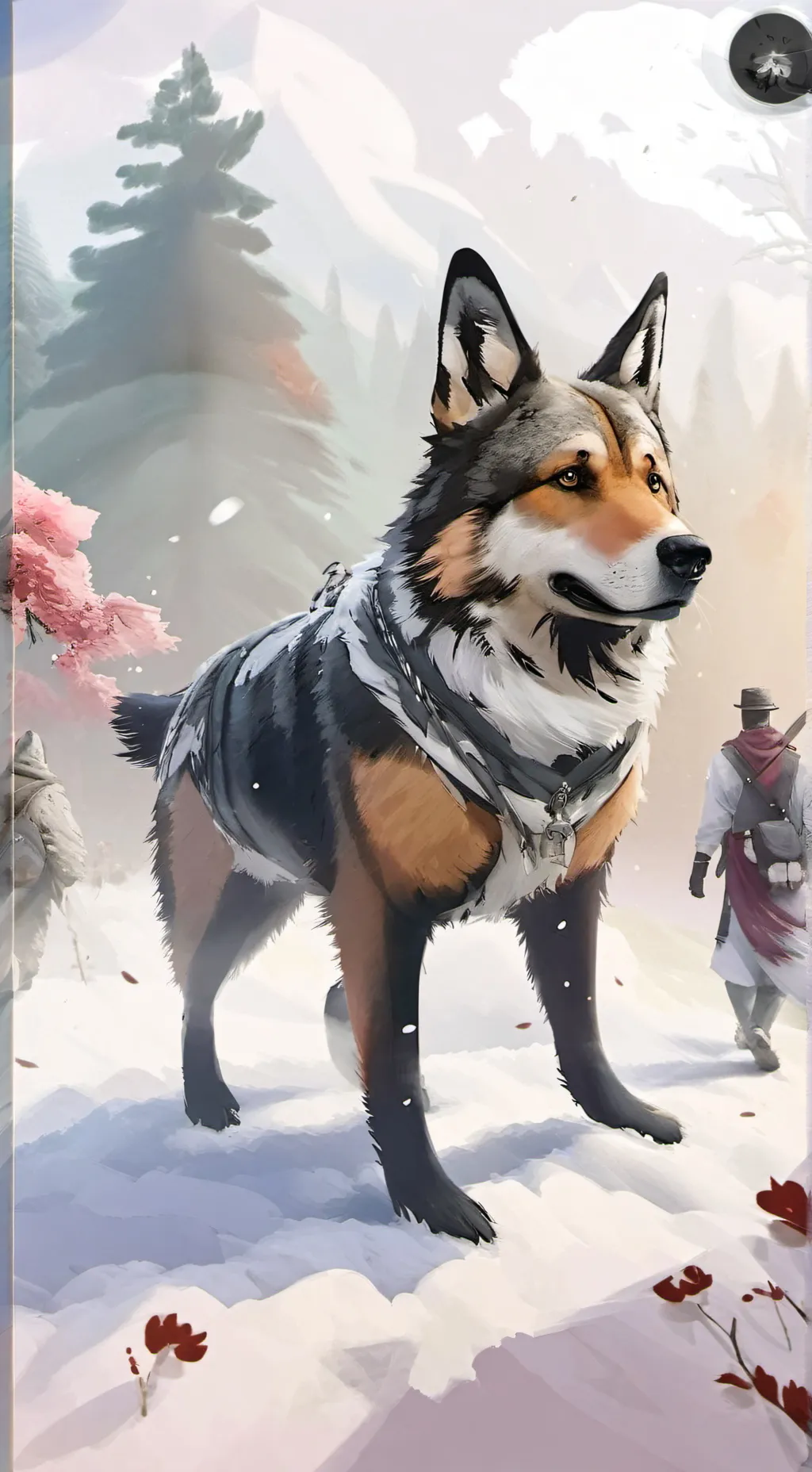 ai character: Dw nothingness background