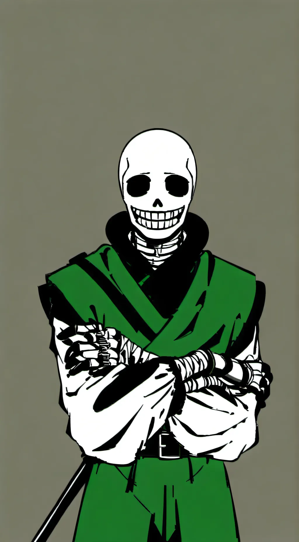 ai character: Sans x Frisk xd background