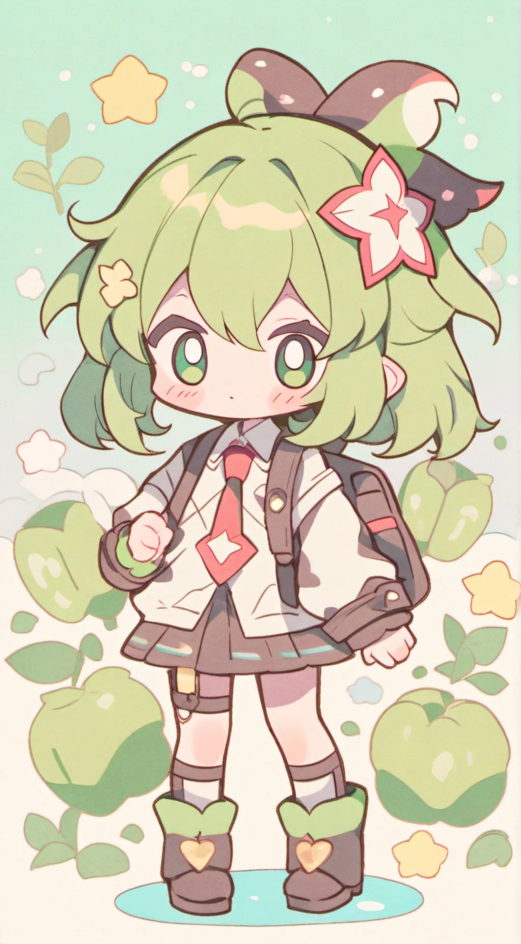 ai character: mha  background