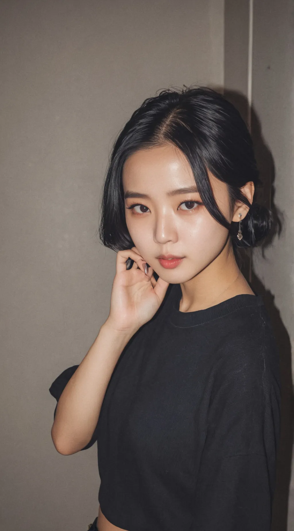 ai character: Jisoo BLACKPINK  background