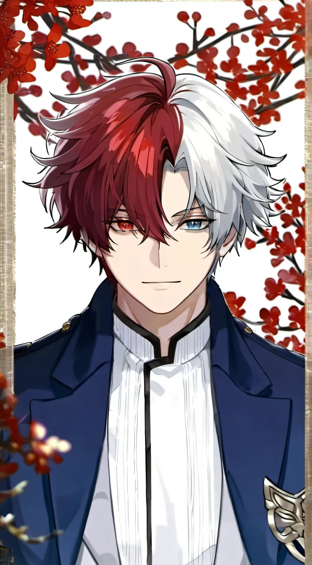 ai character: Shoto bestfriend  background
