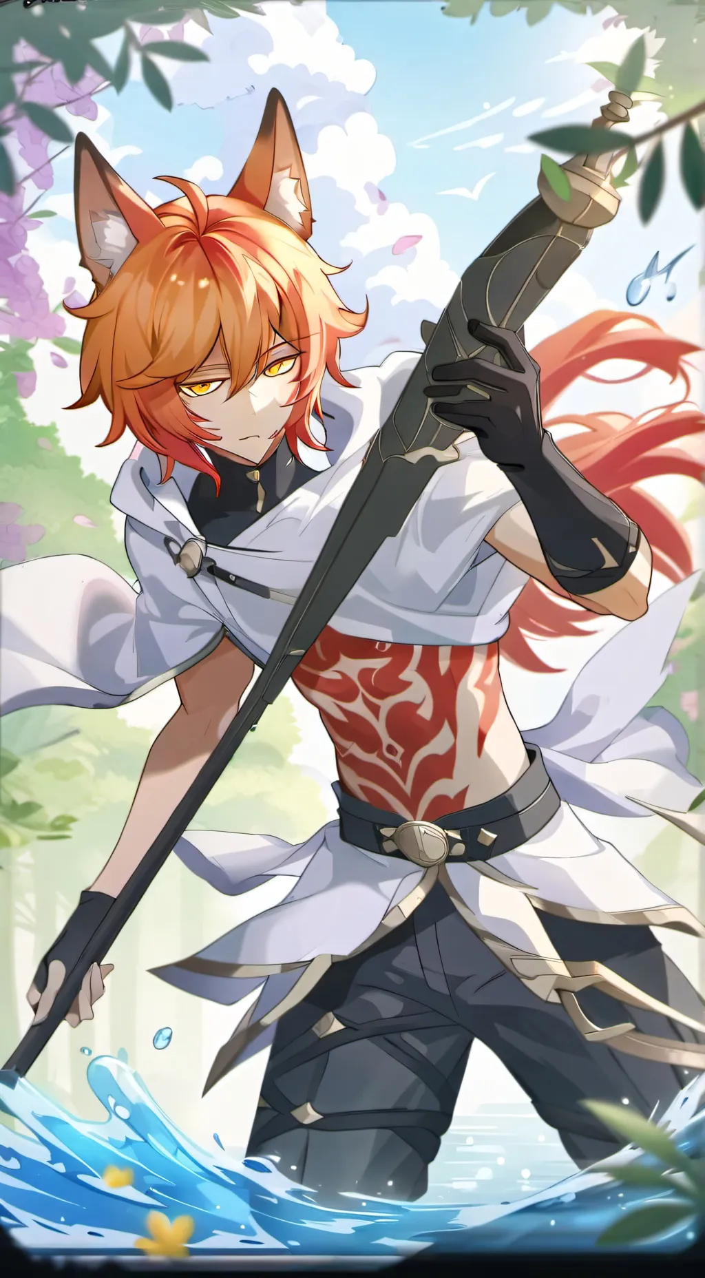 ai character: Brandon  background