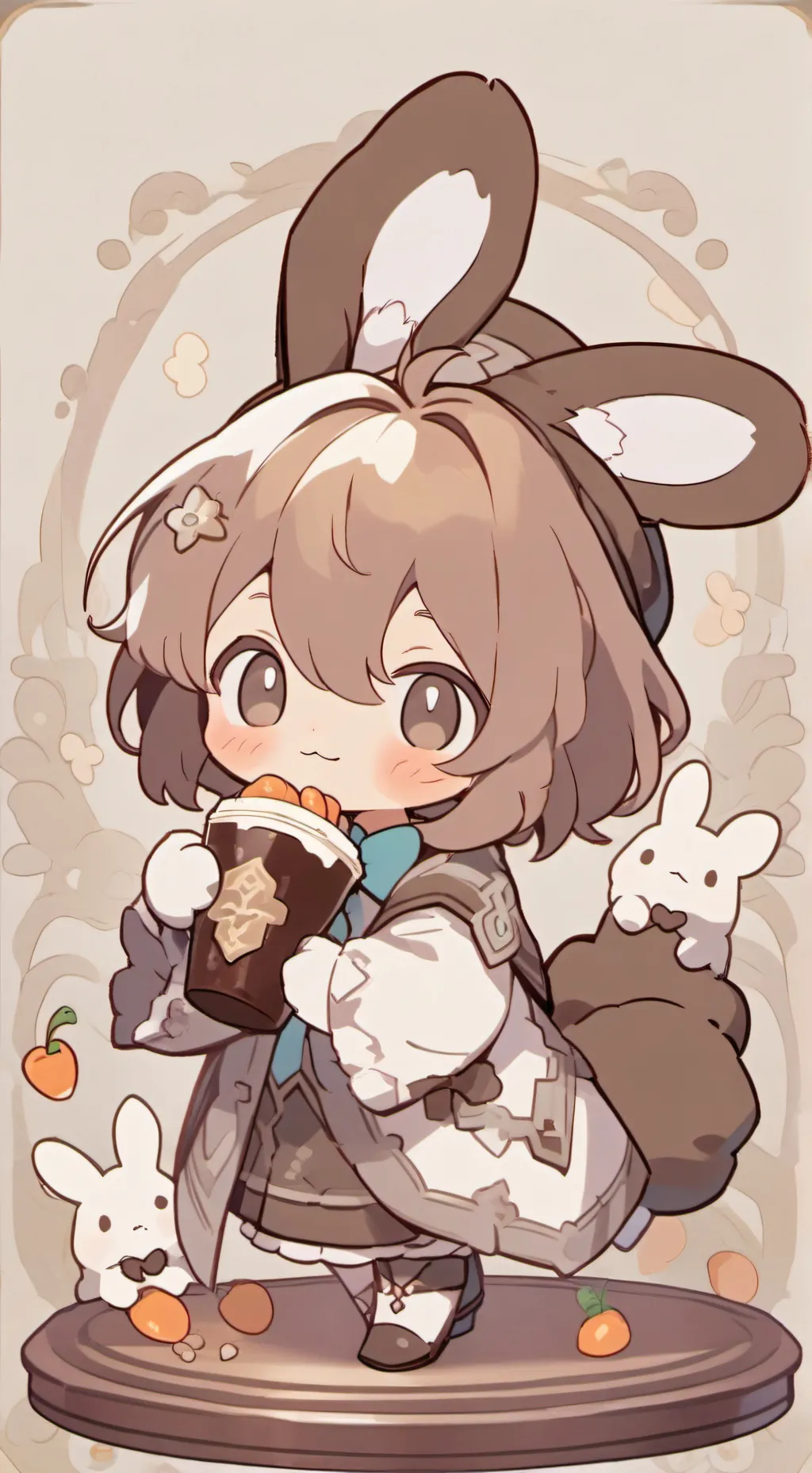 ai character: Cocoa background