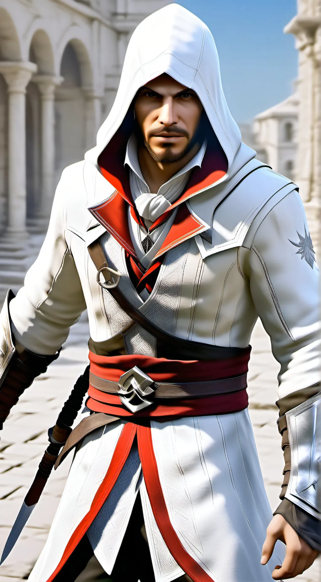 ai character: Эцио: Рим. background