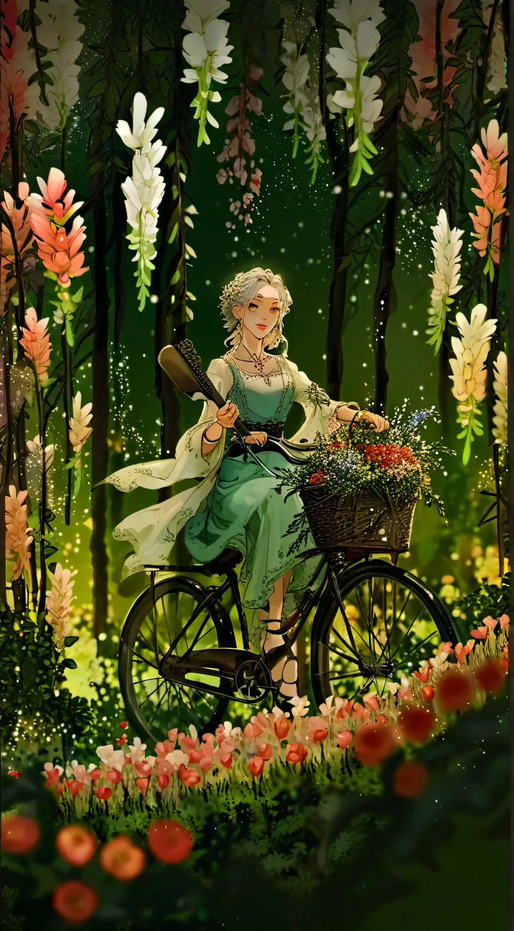 ai character: Galaxia background