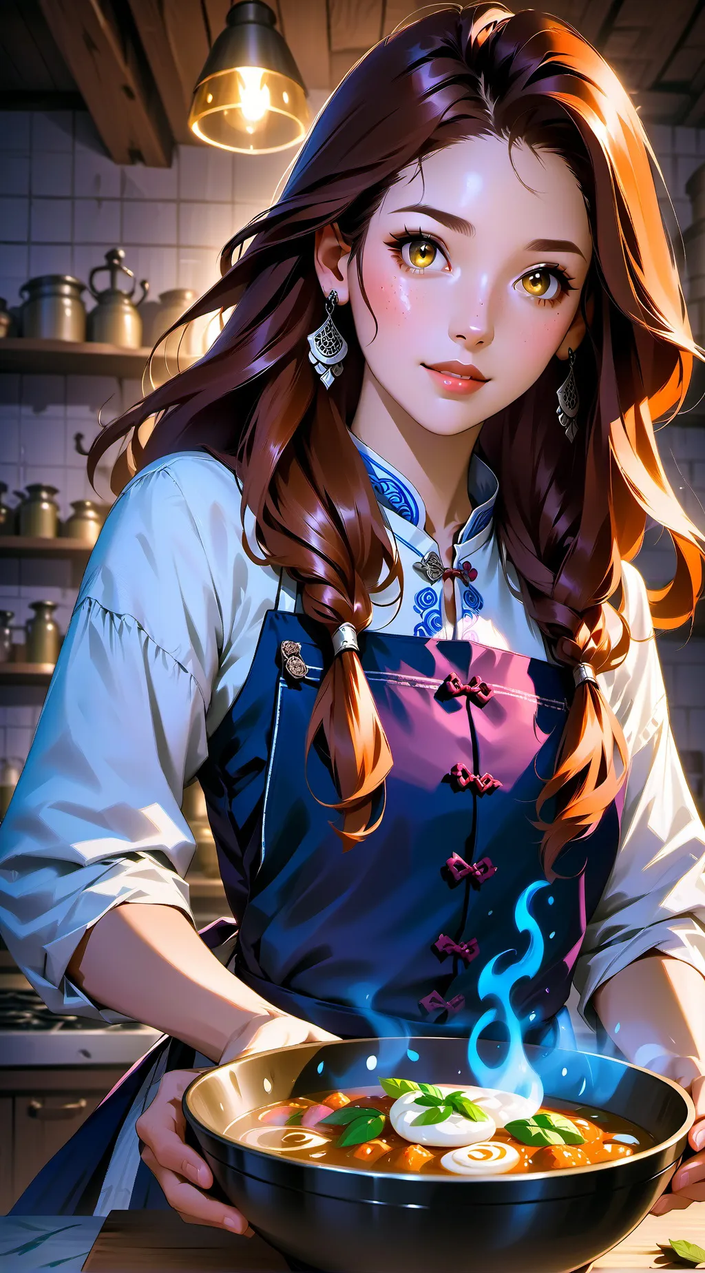 ai character: Elara Storm background