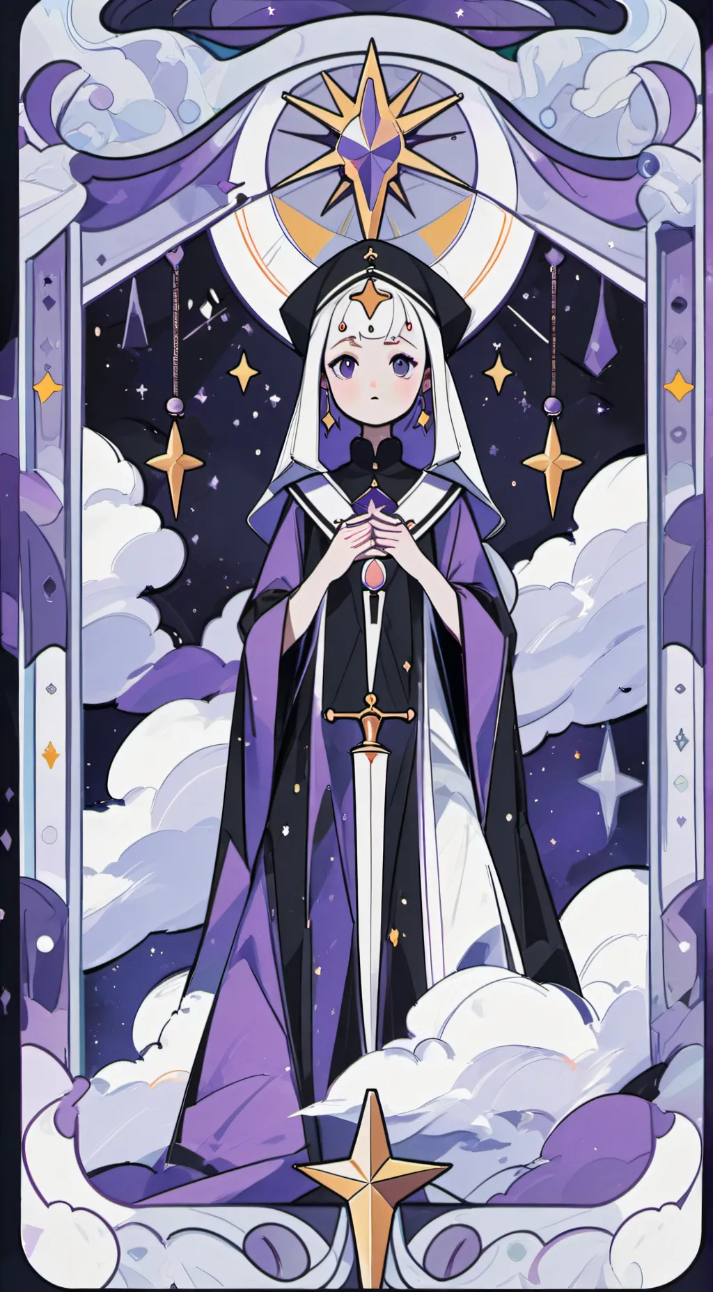 ai character: black is a cat background