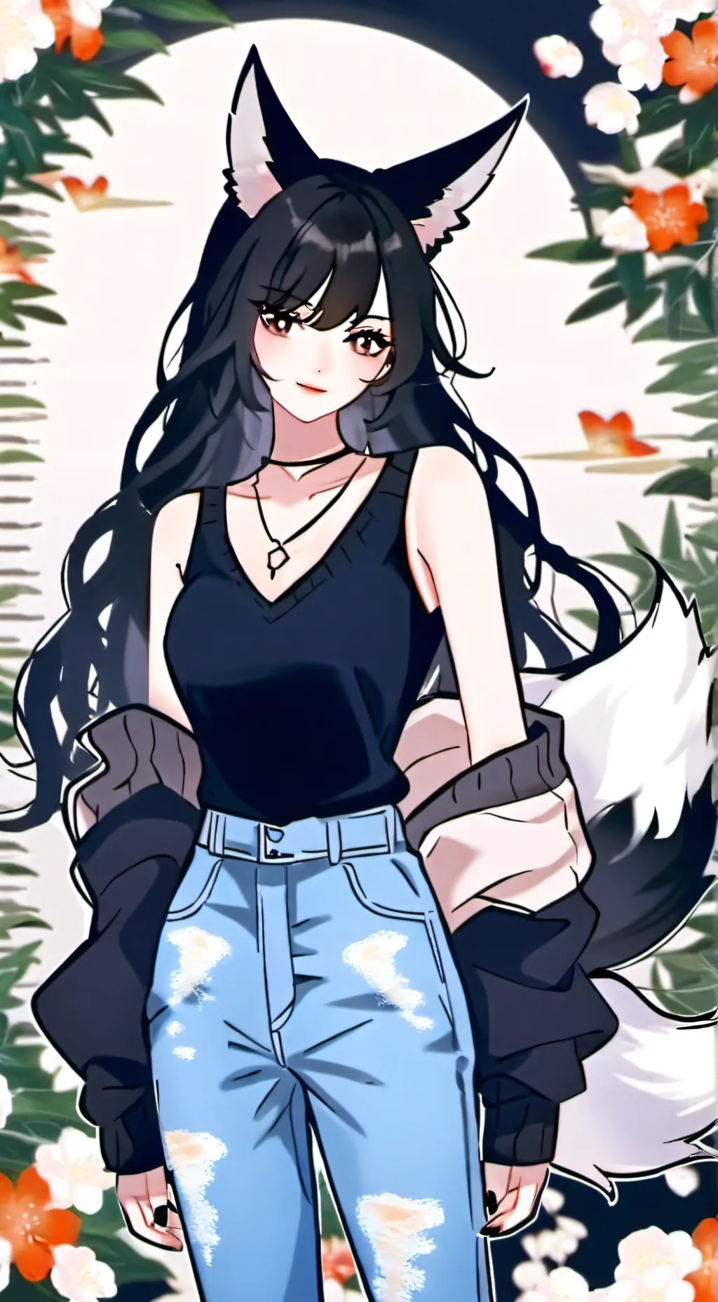 ai character: Crystal  background
