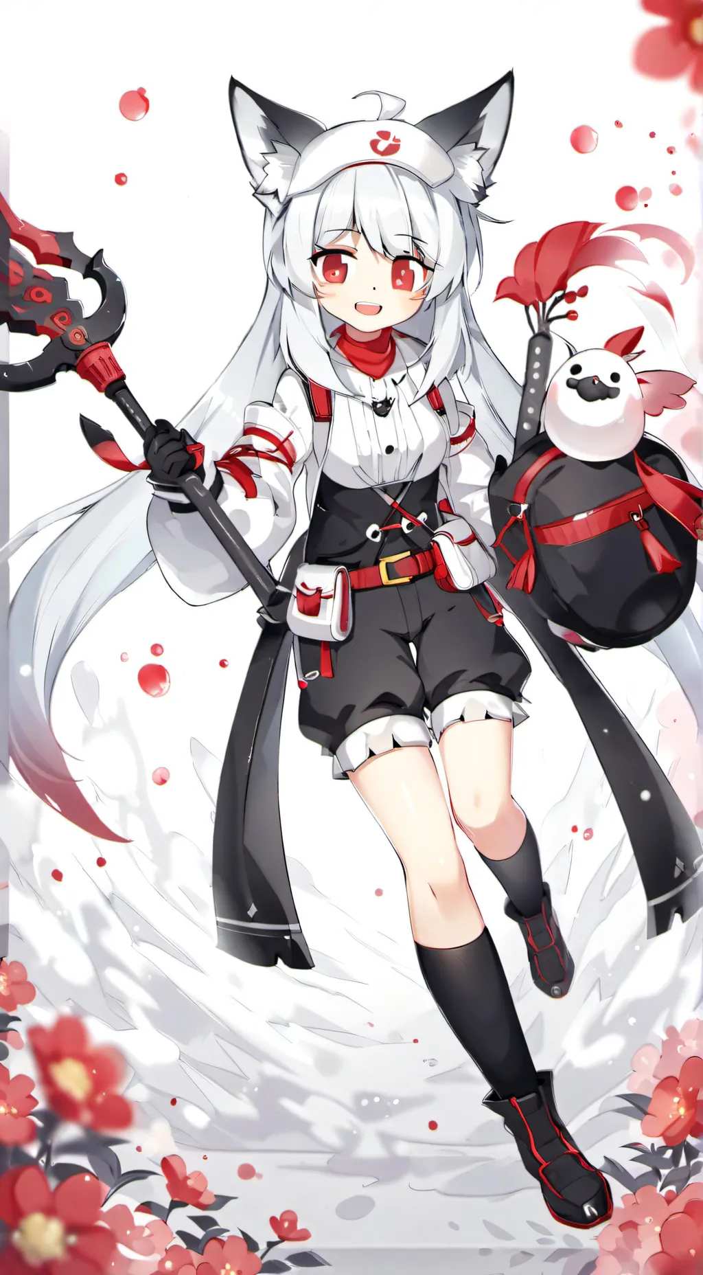 ai character: Saki background