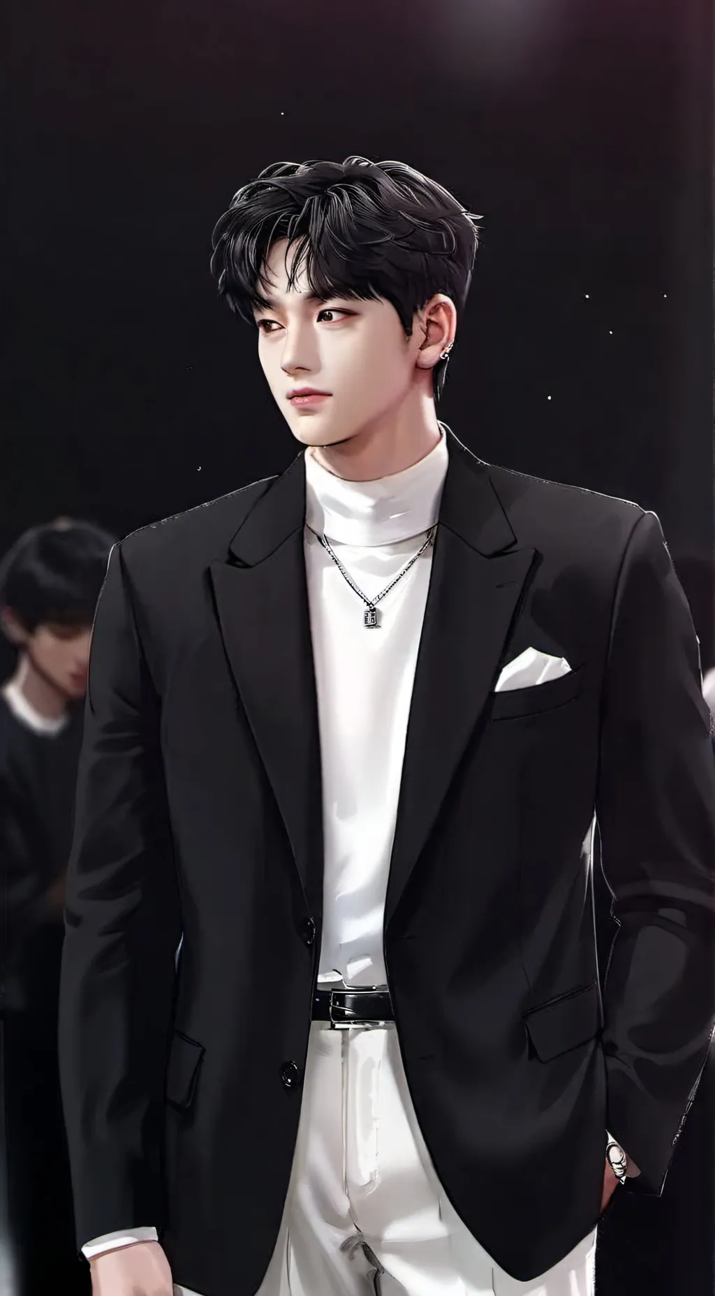 ai character: Kim Taehyung  background