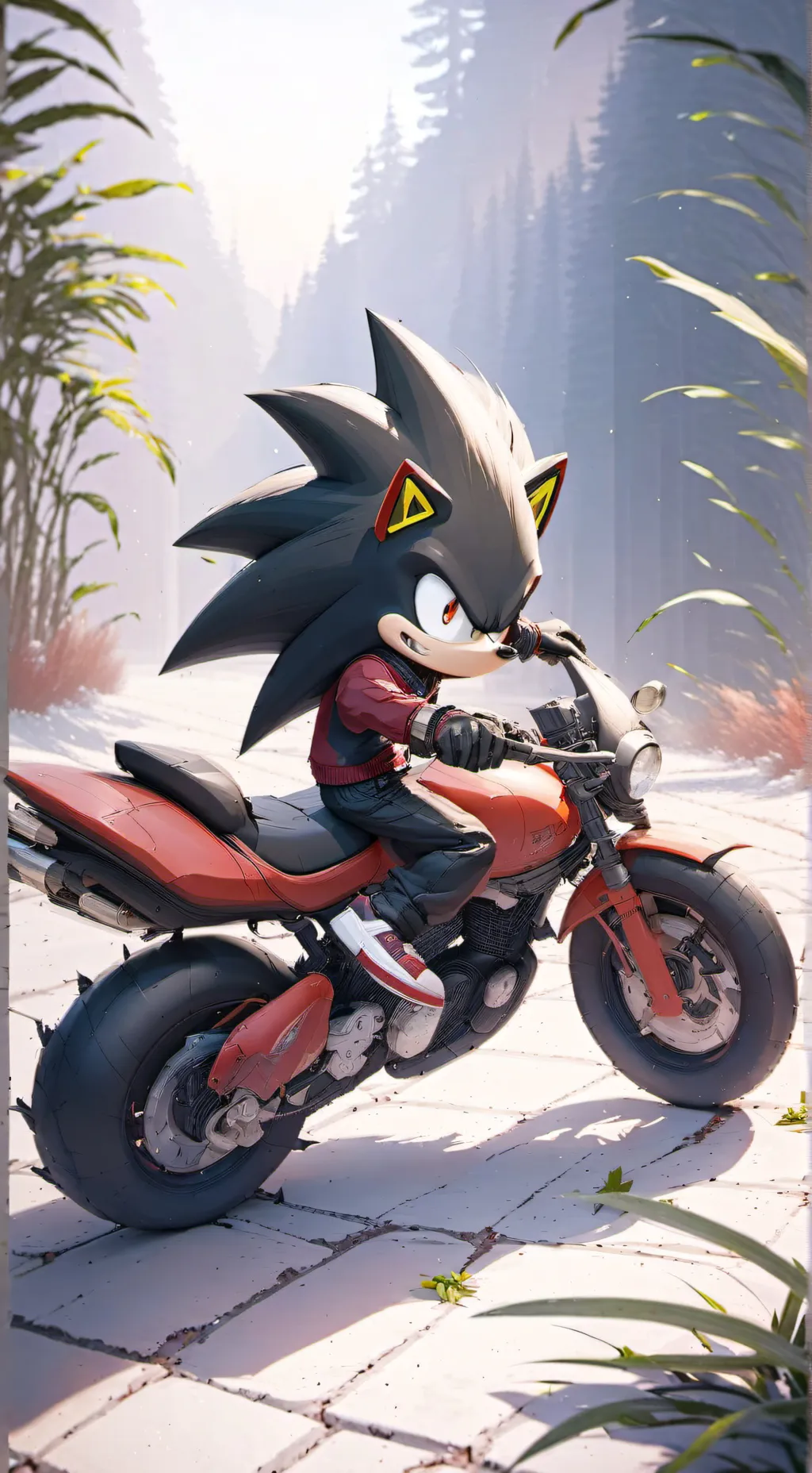 ai character: shadow  background