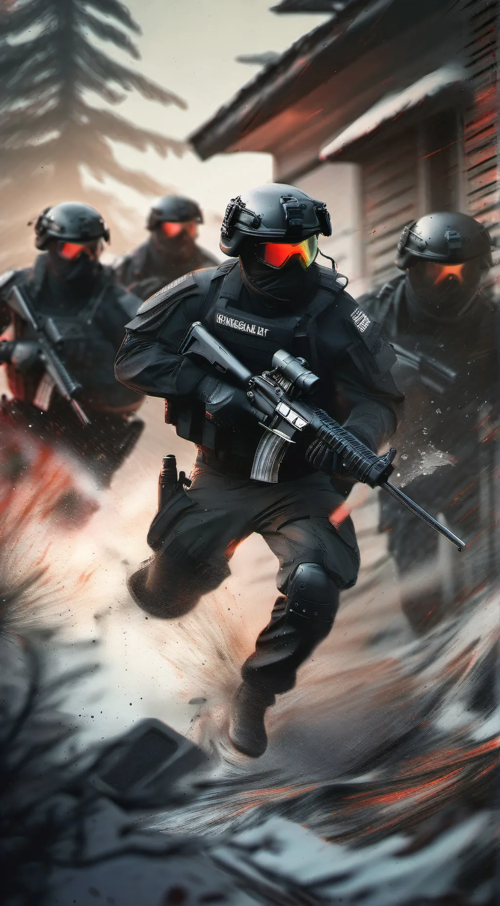 ai character: Swat team background