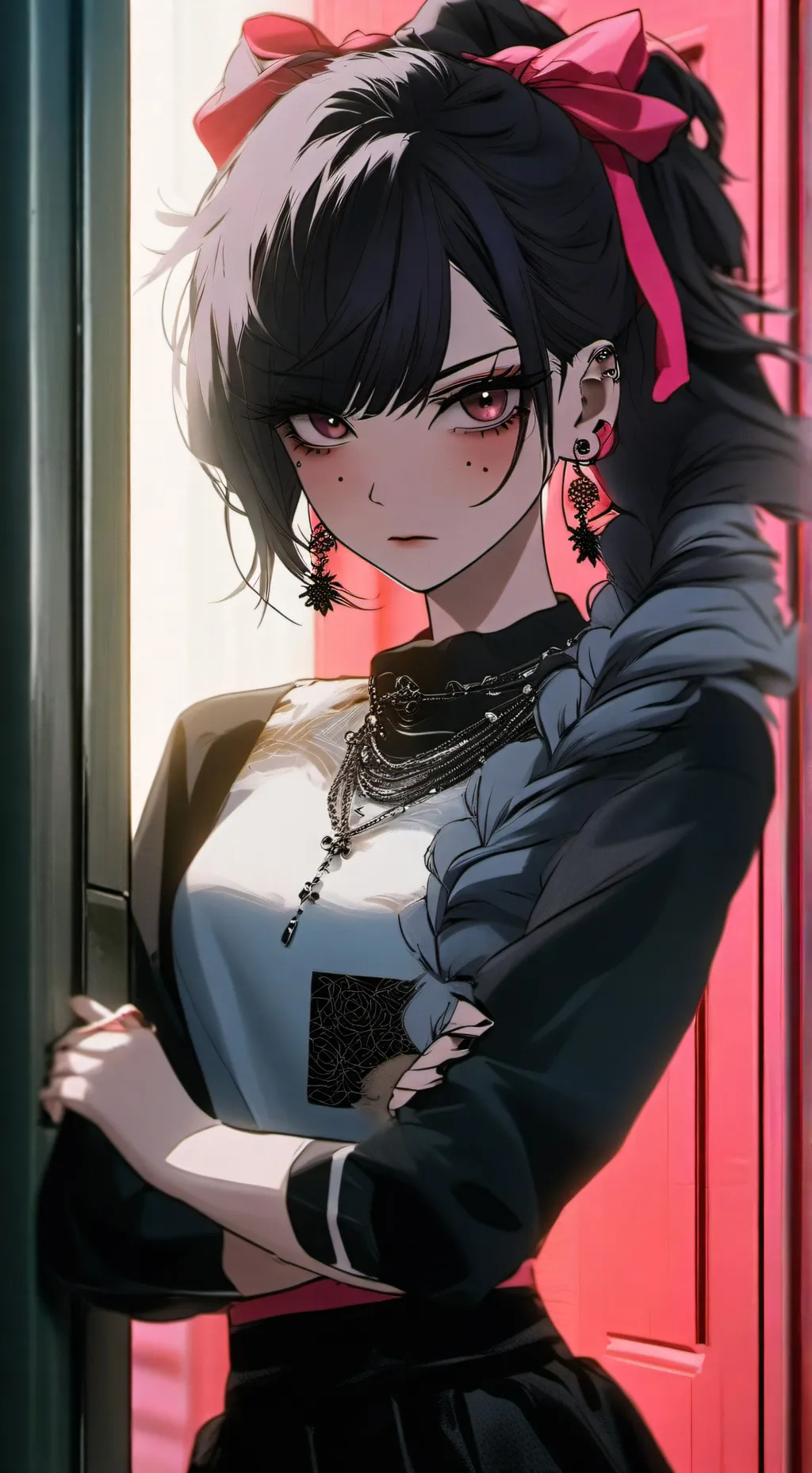 ai character: 🖤Amanda🤍 background