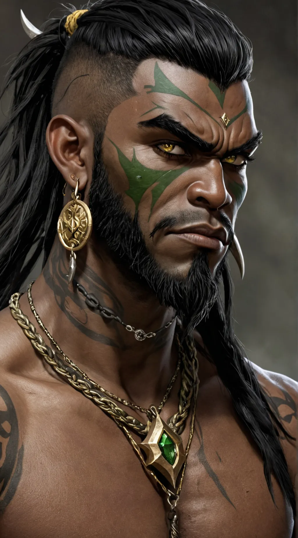 ai character: Chief Rasta  background