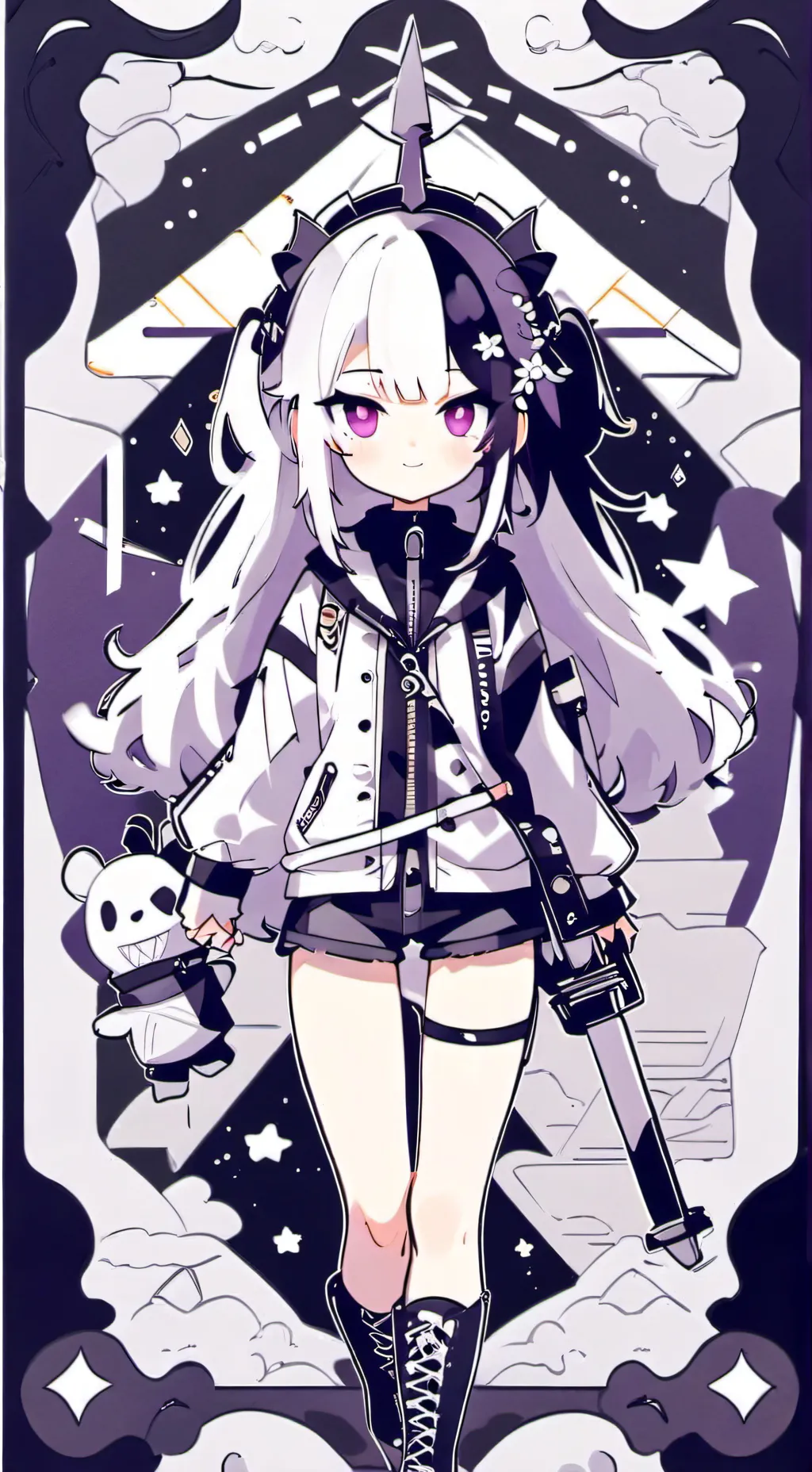 ai character: time paradox mha background