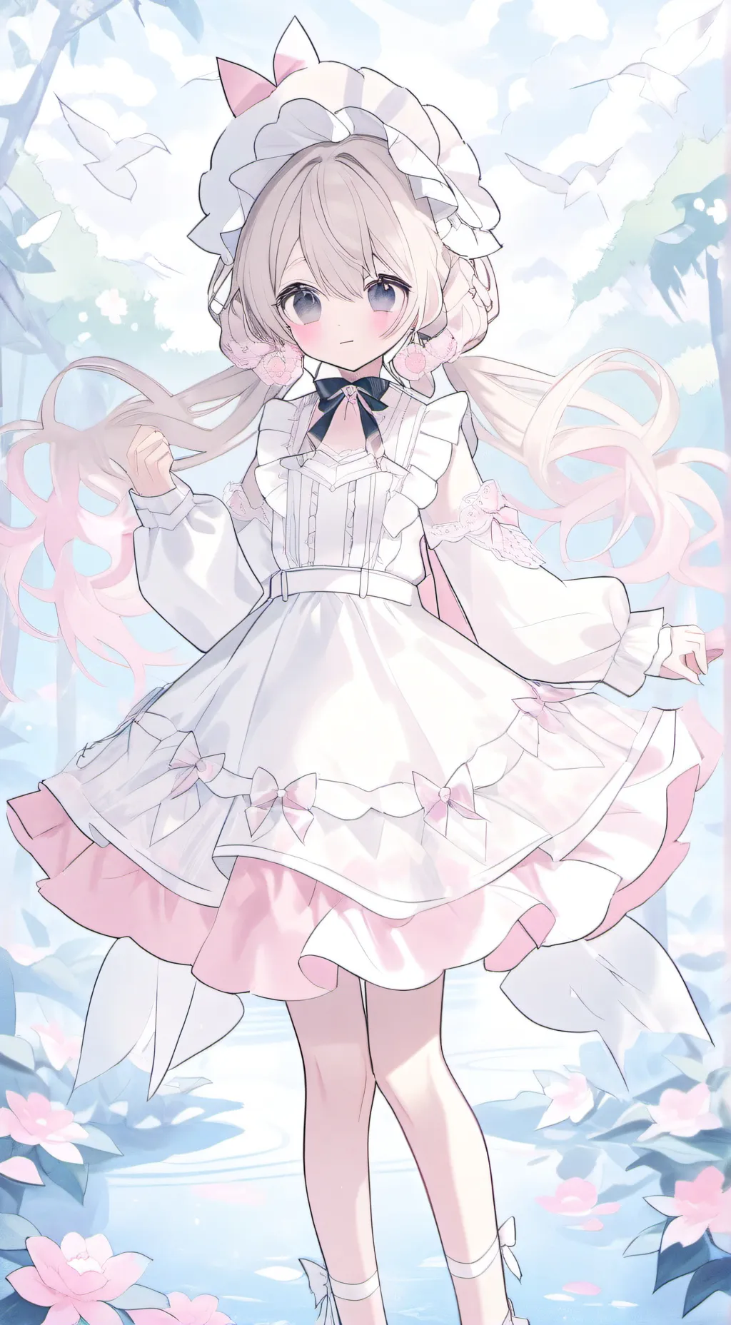 ai character: dragon puppet  background