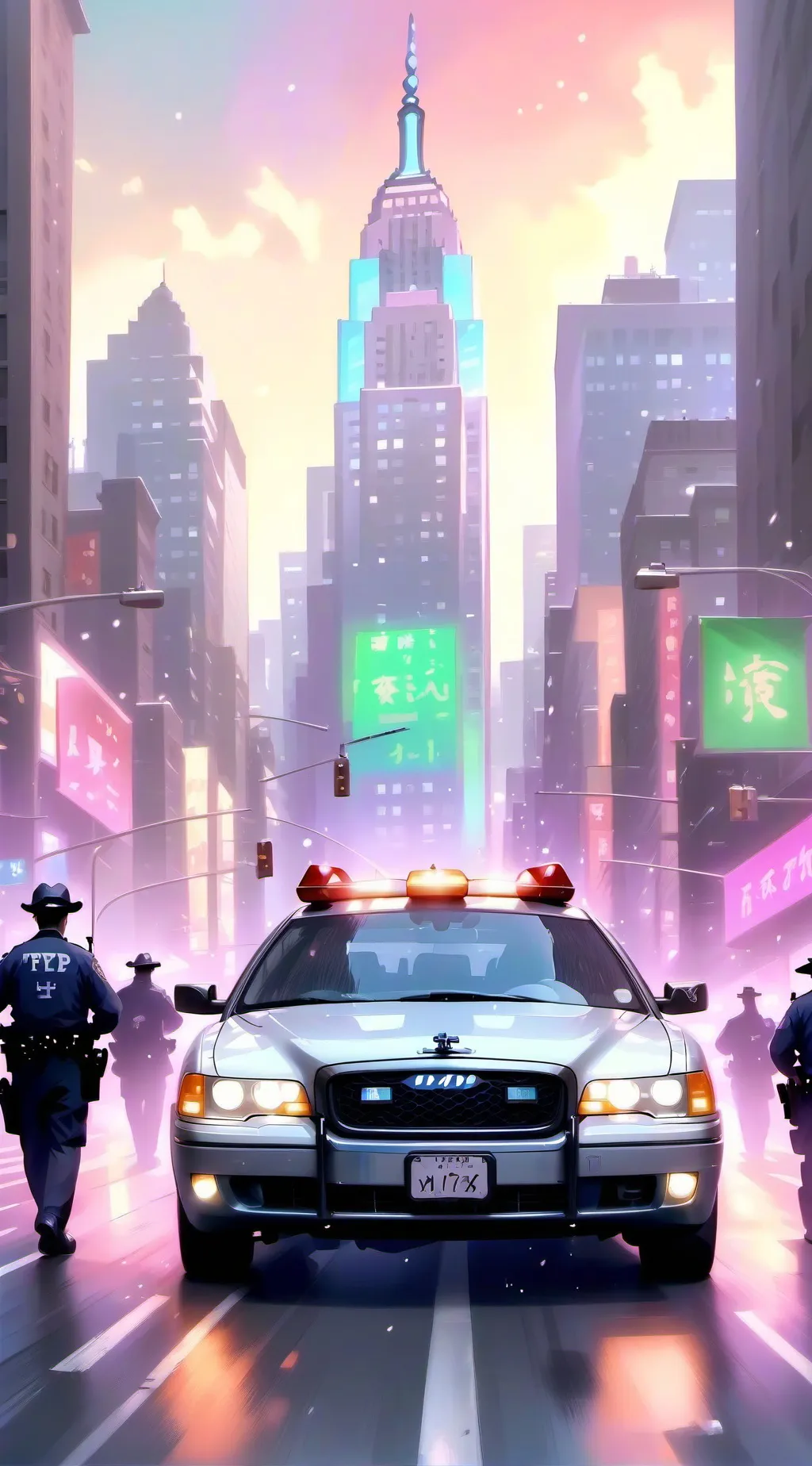 ai character: NYPD background