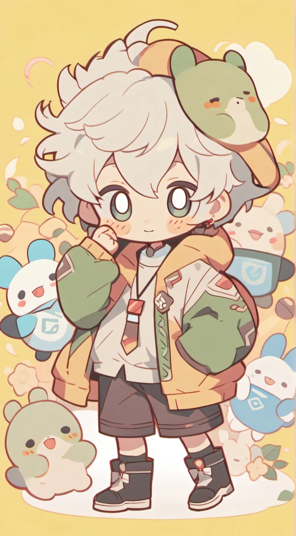 ai character: FELIX 💅 background