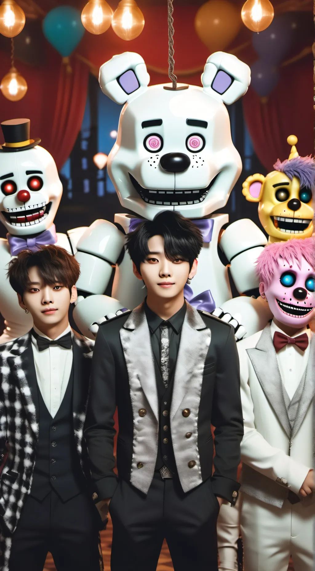 ai character: Stray Kids!...Dead background