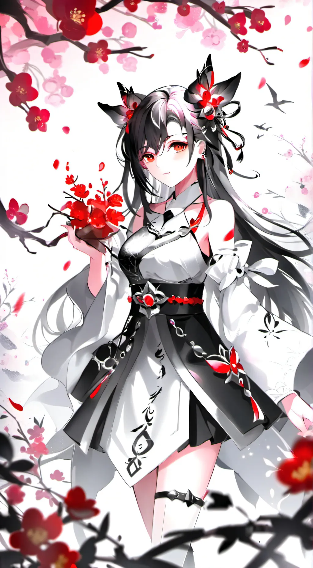 ai character: Sakura background