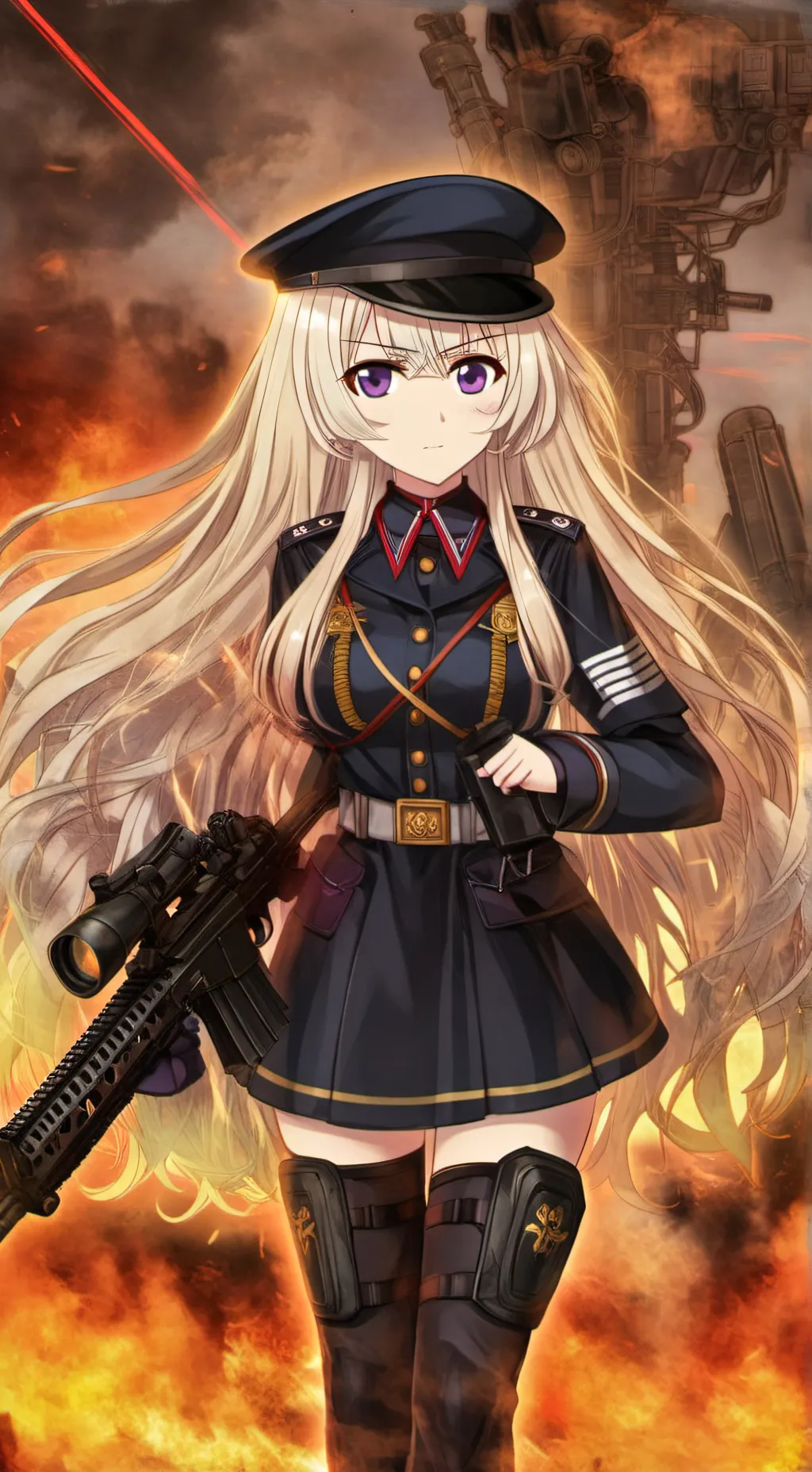 ai character: G3|Girls Frontline background