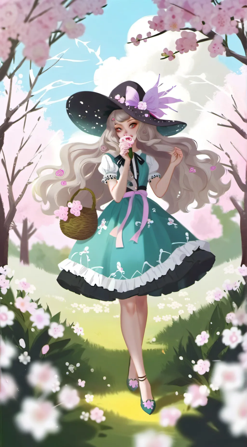 ai character: focus background