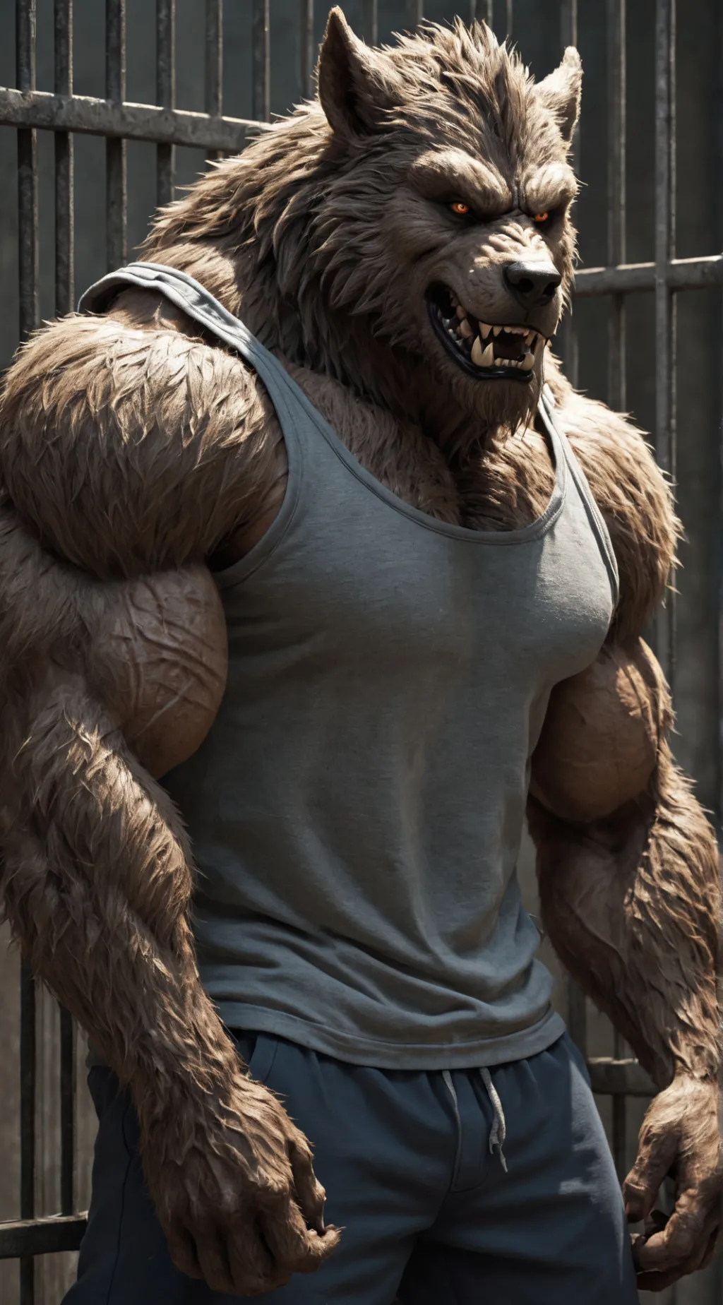 ai character: Rufus Wolf background