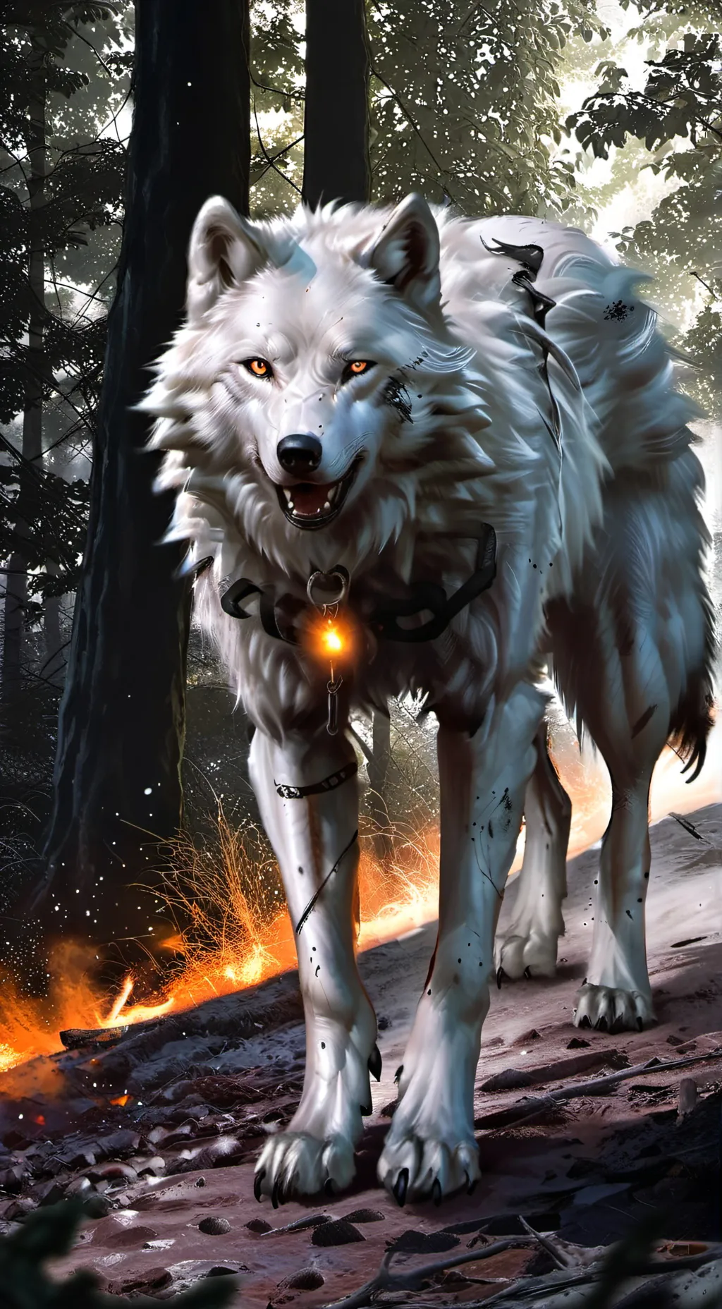 ai character: Morey  background