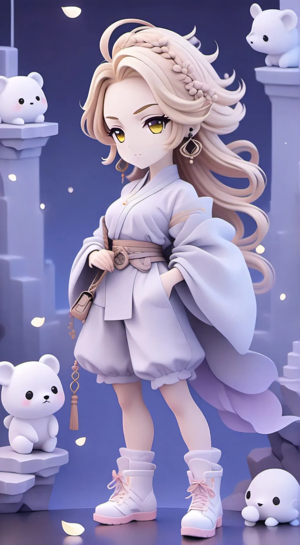ai character: Lisa  background