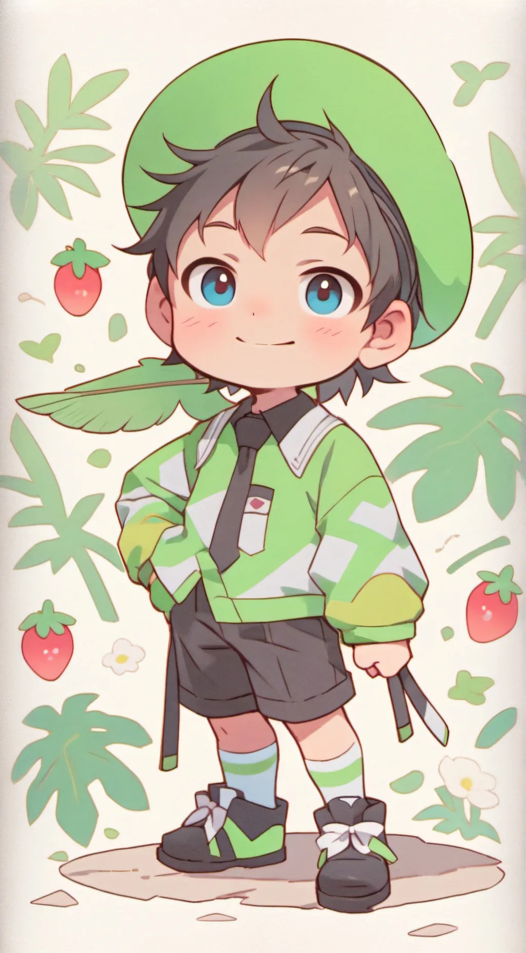 ai character: kny playa background