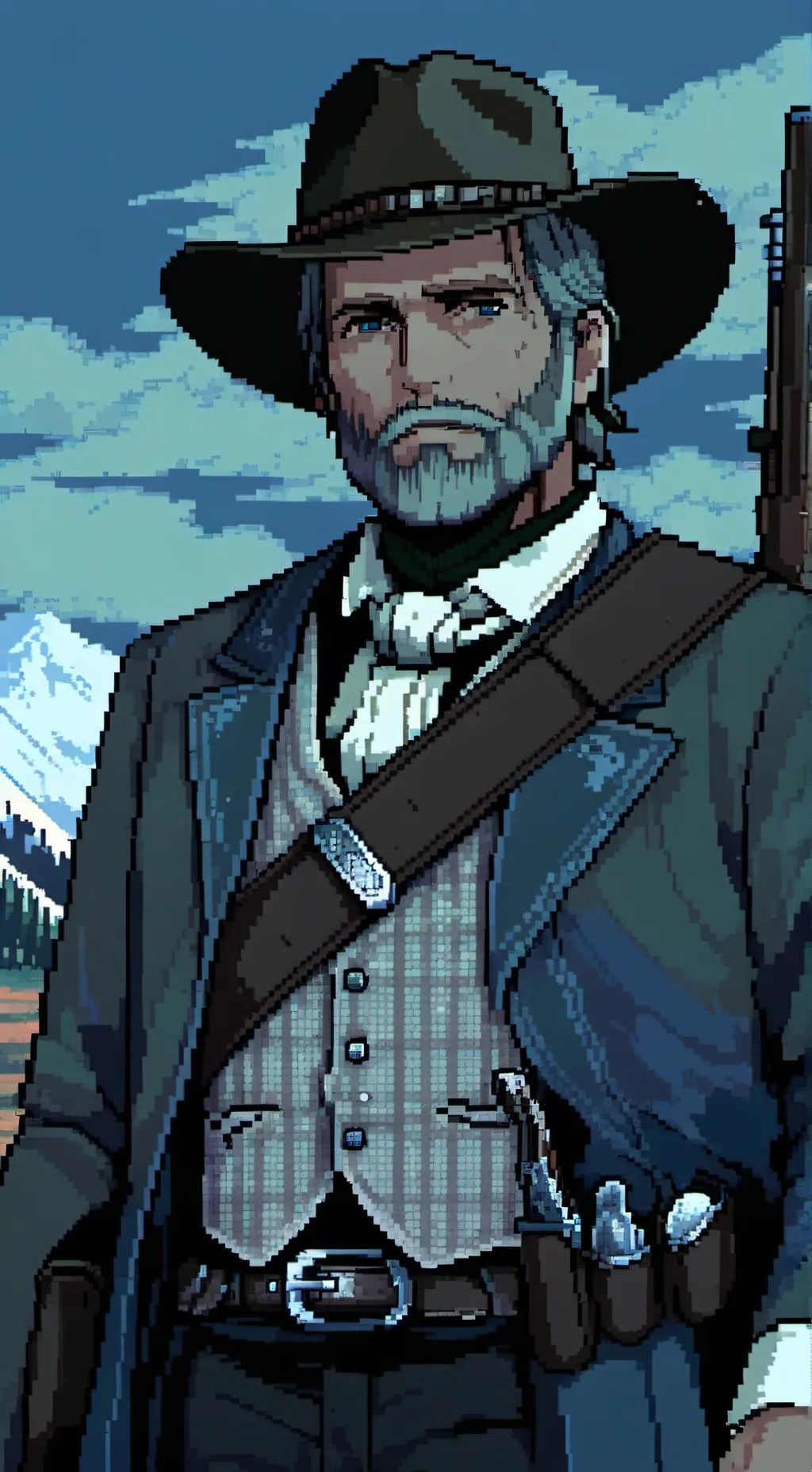 ai character: red dead redempt background