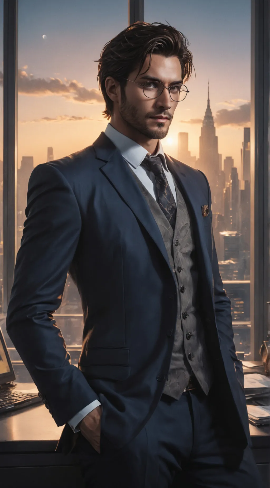 ai character: Lucien background